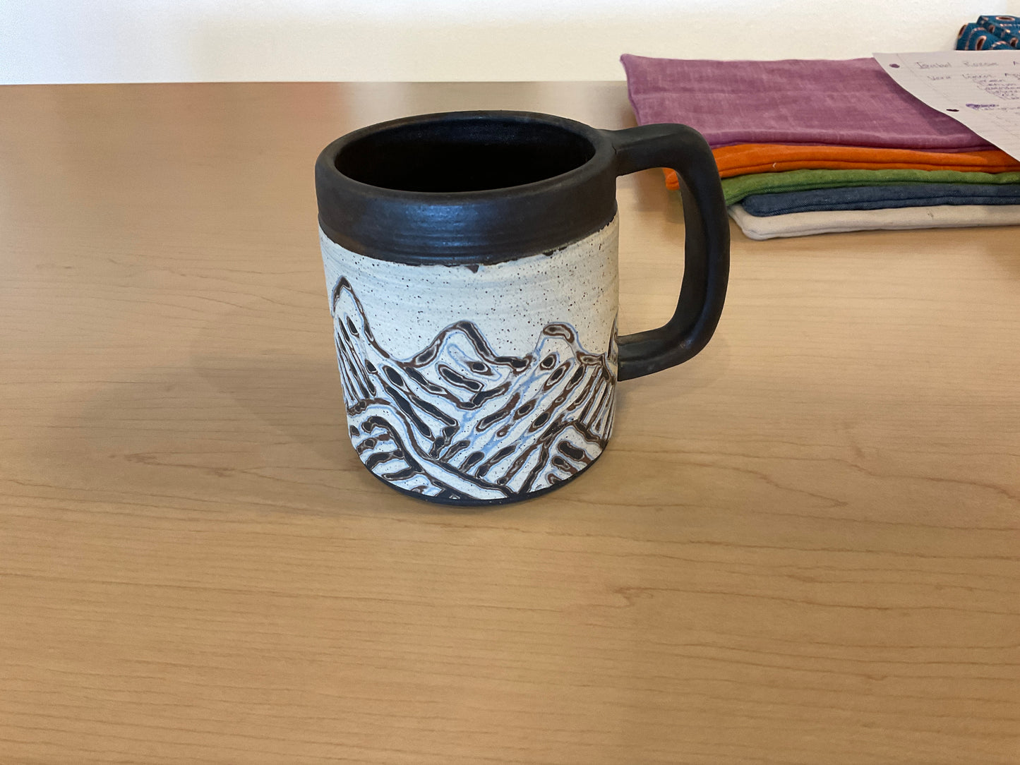Layered & Carved Mug 9
