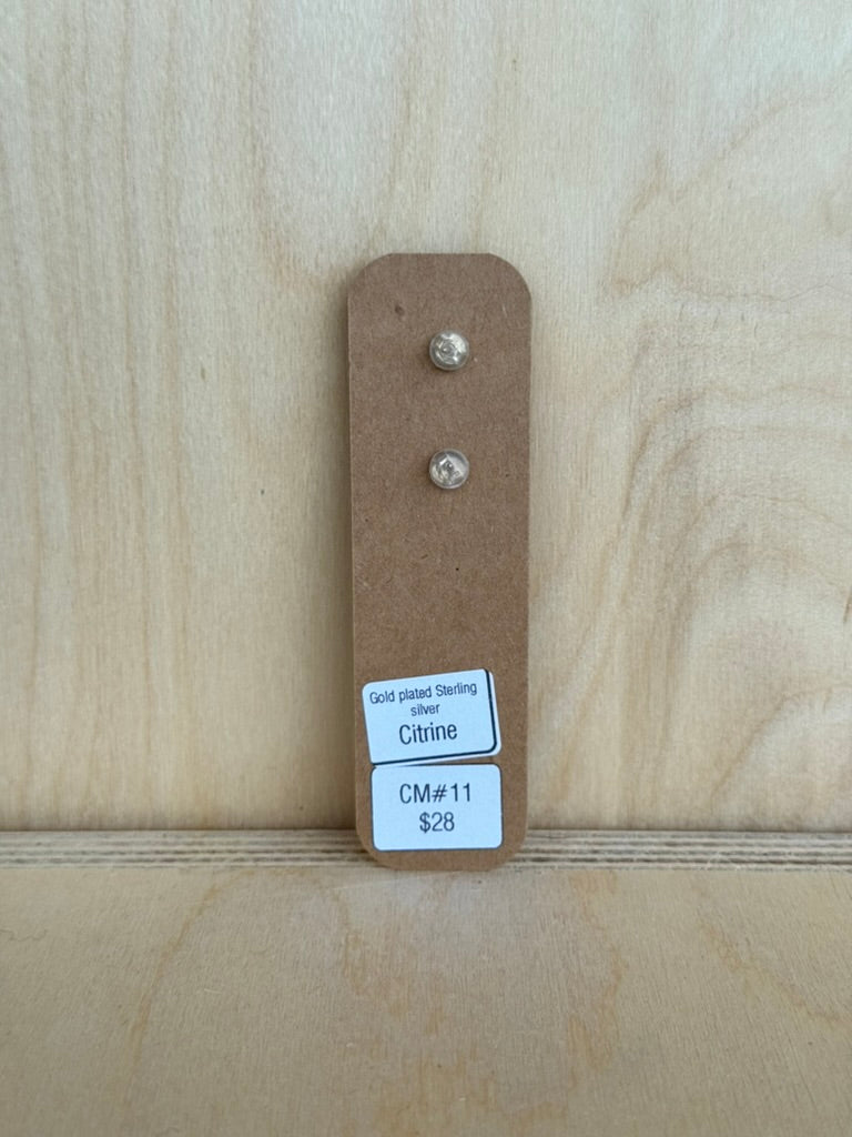 Citrine Studs