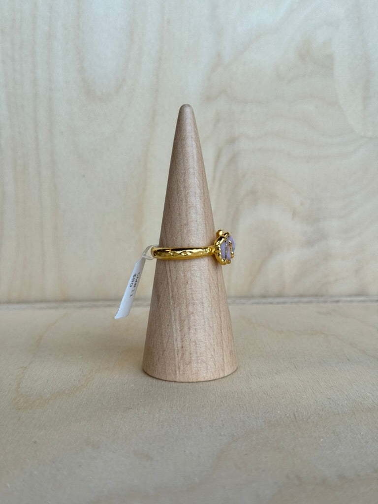 Pink Opal Four Stone Ring