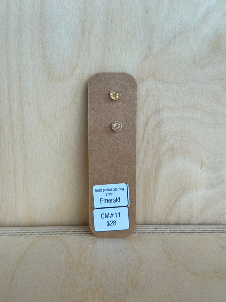 Emerald Studs