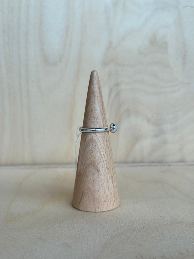 Pearl Three Stone Ring