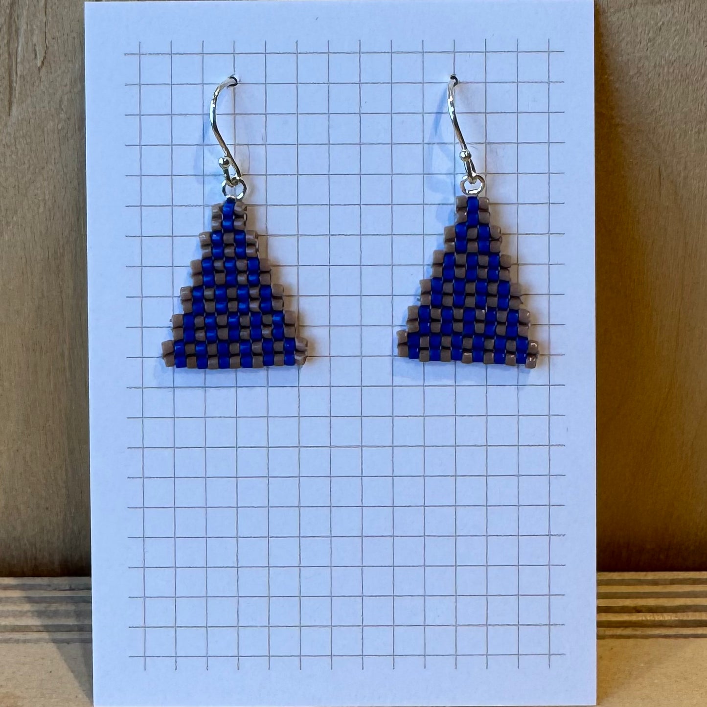 Triangle, Blue, Mauve