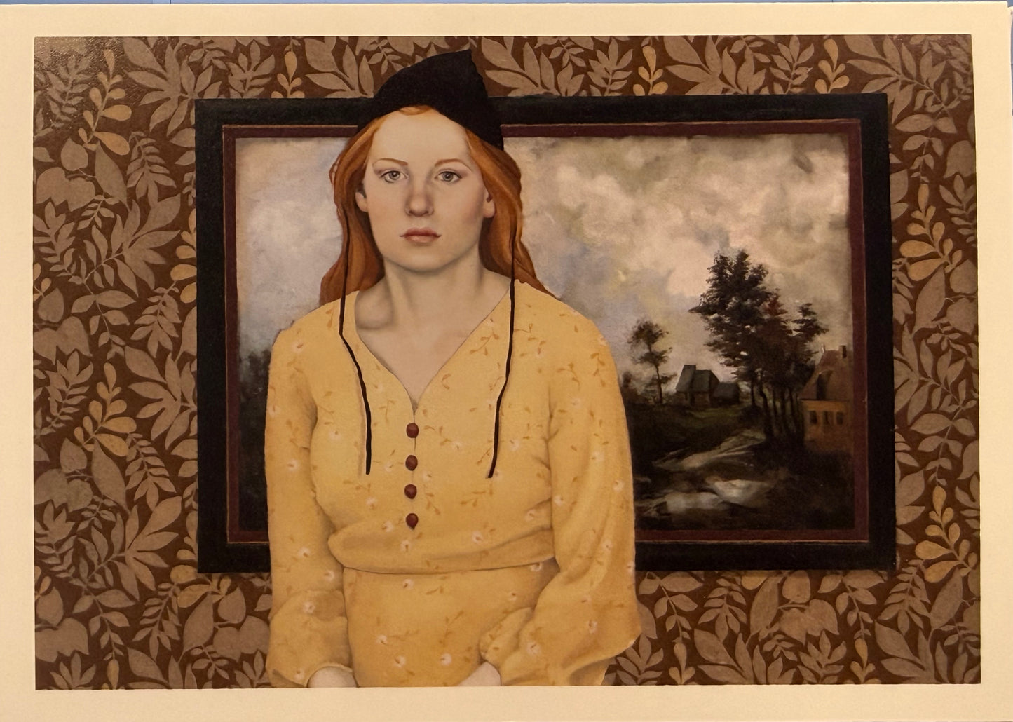 Emily Christensen McPhie - Flemish Landscape Folded Note Card with Envelope