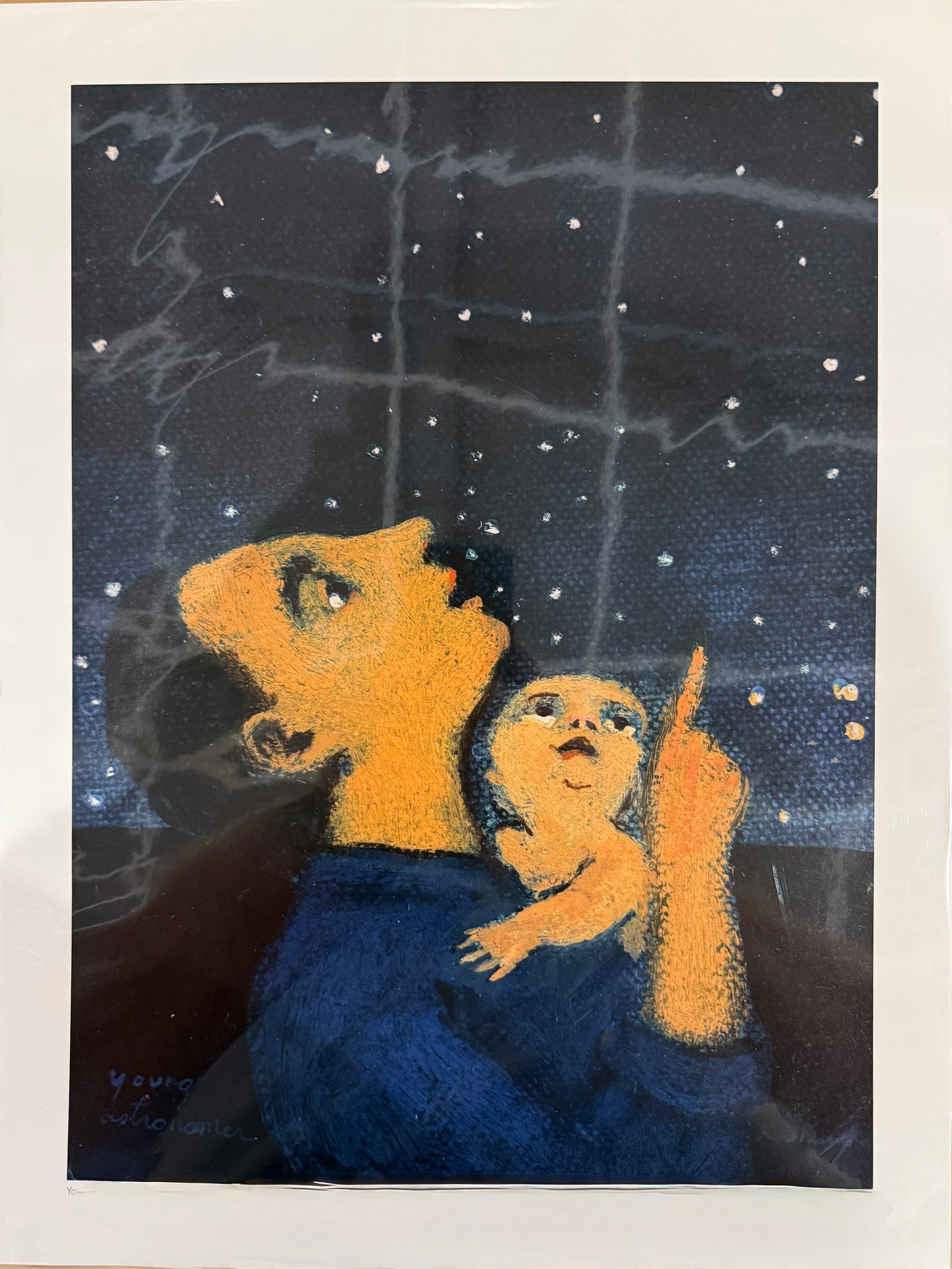 Brian Kershisnik -Young Astronomer II Fine Art Print