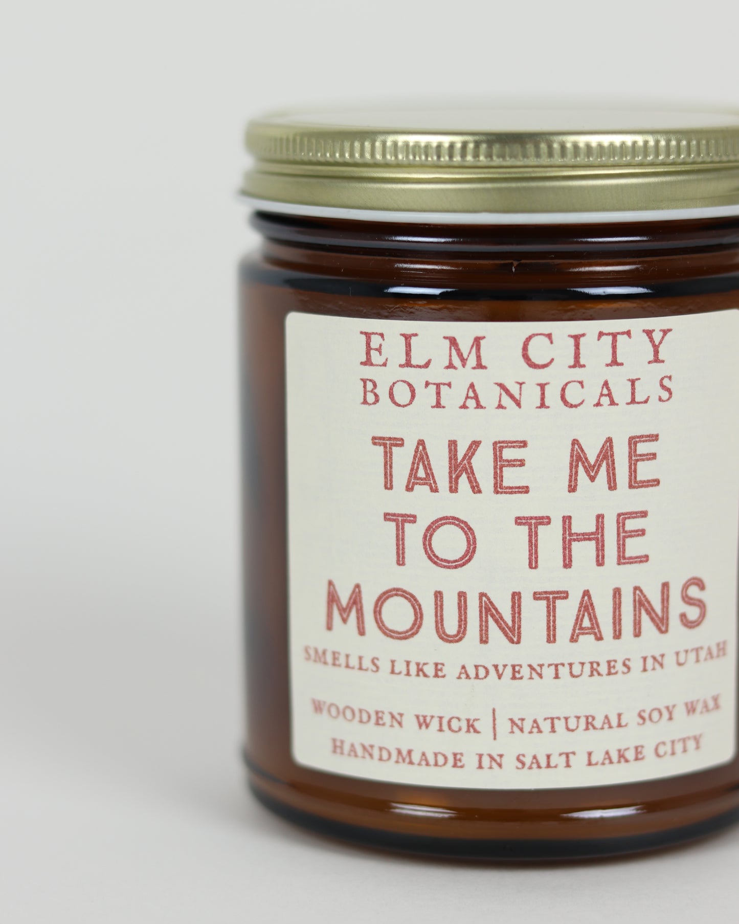 Take Me to the Mountains Candle