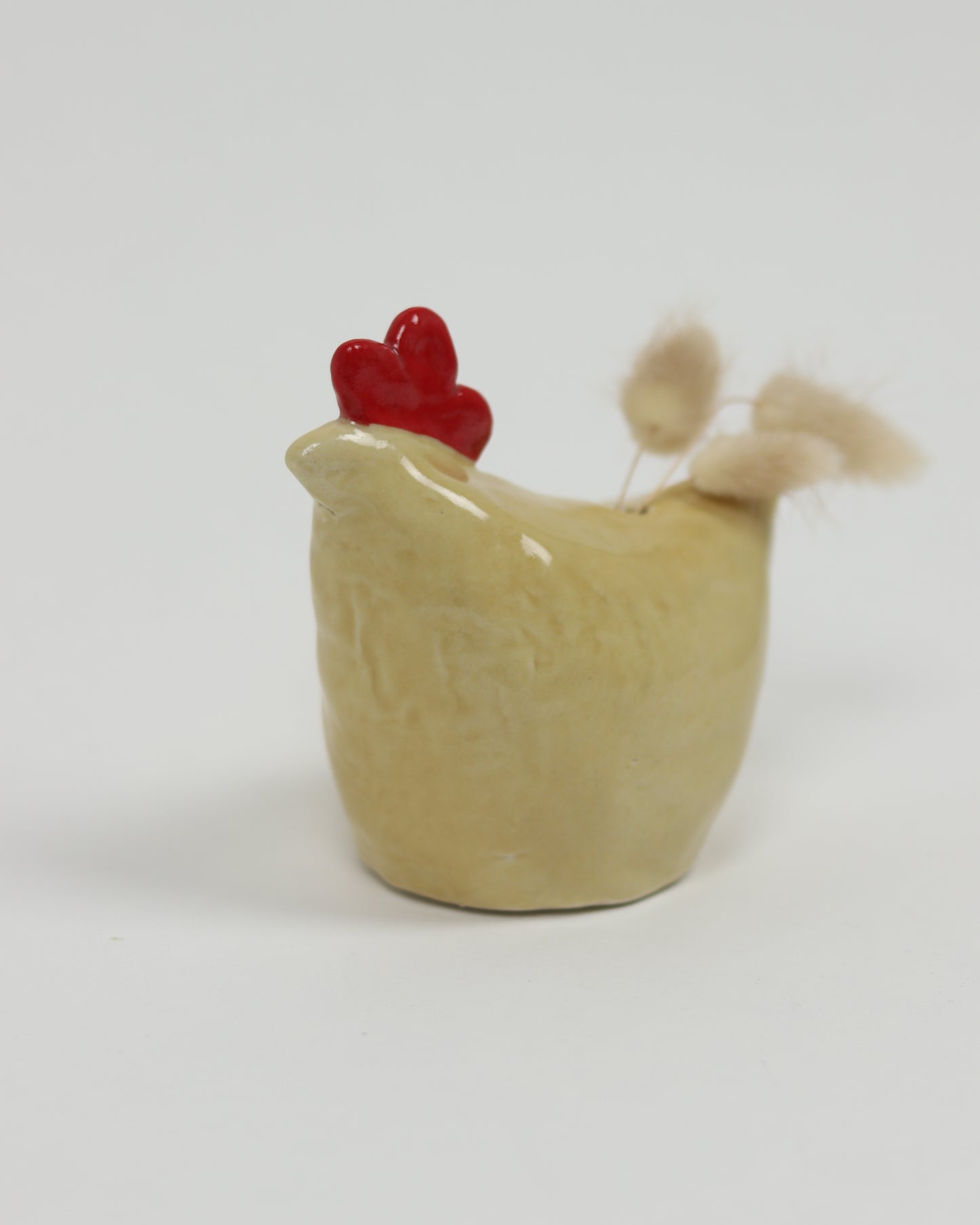 Yellow Chicken Vase