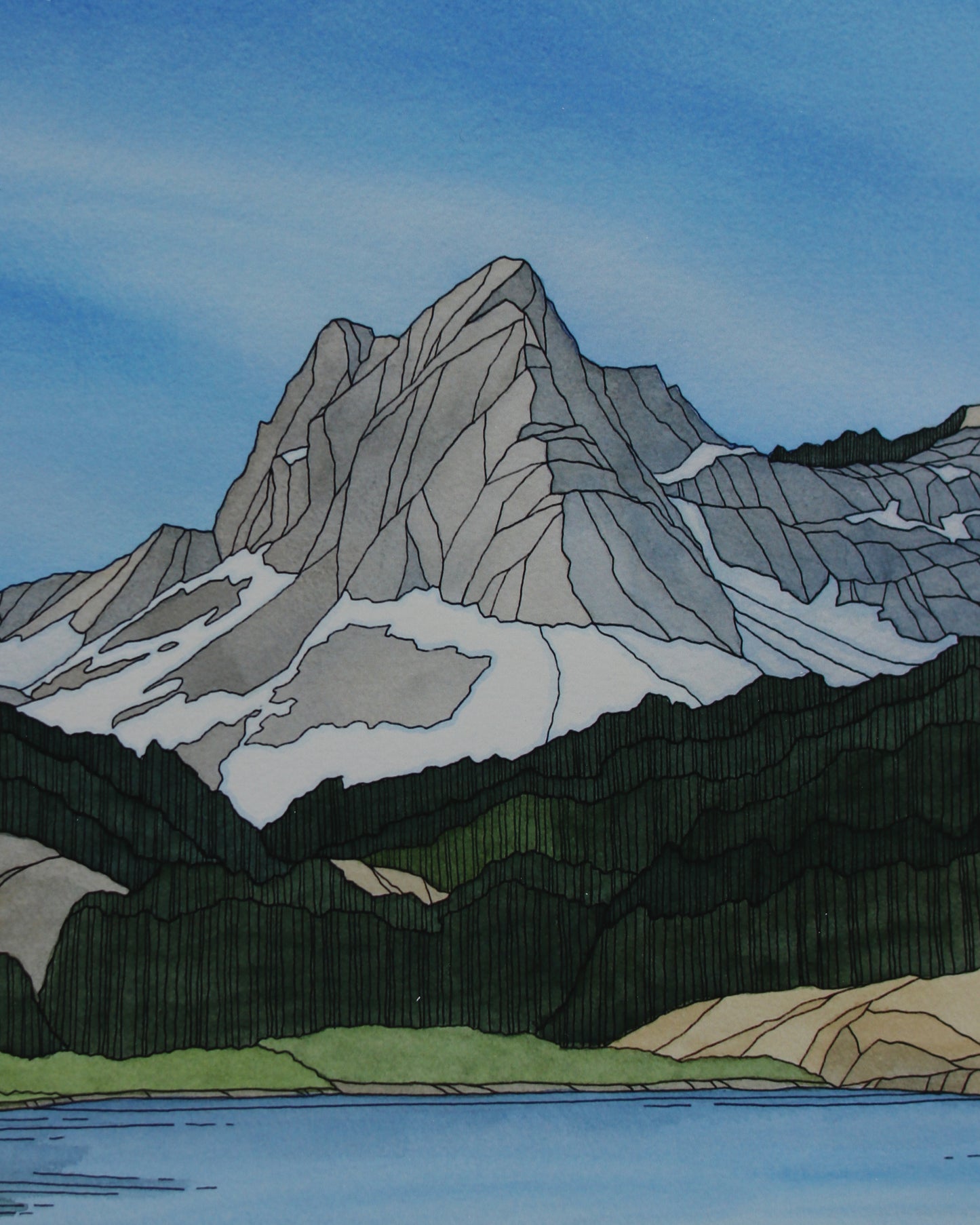 Lake Blanch III Print