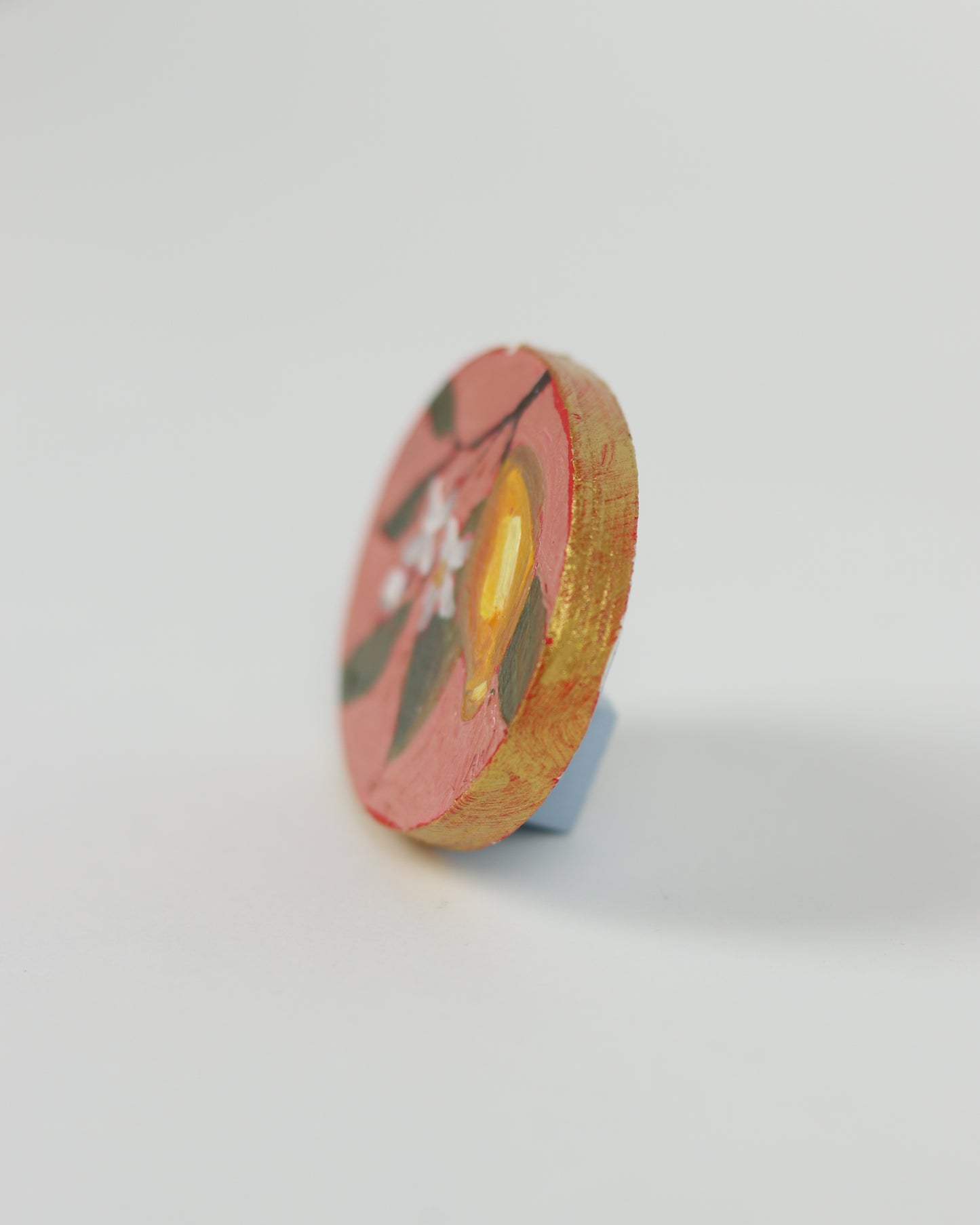 Tiny Pink Oval Lemon