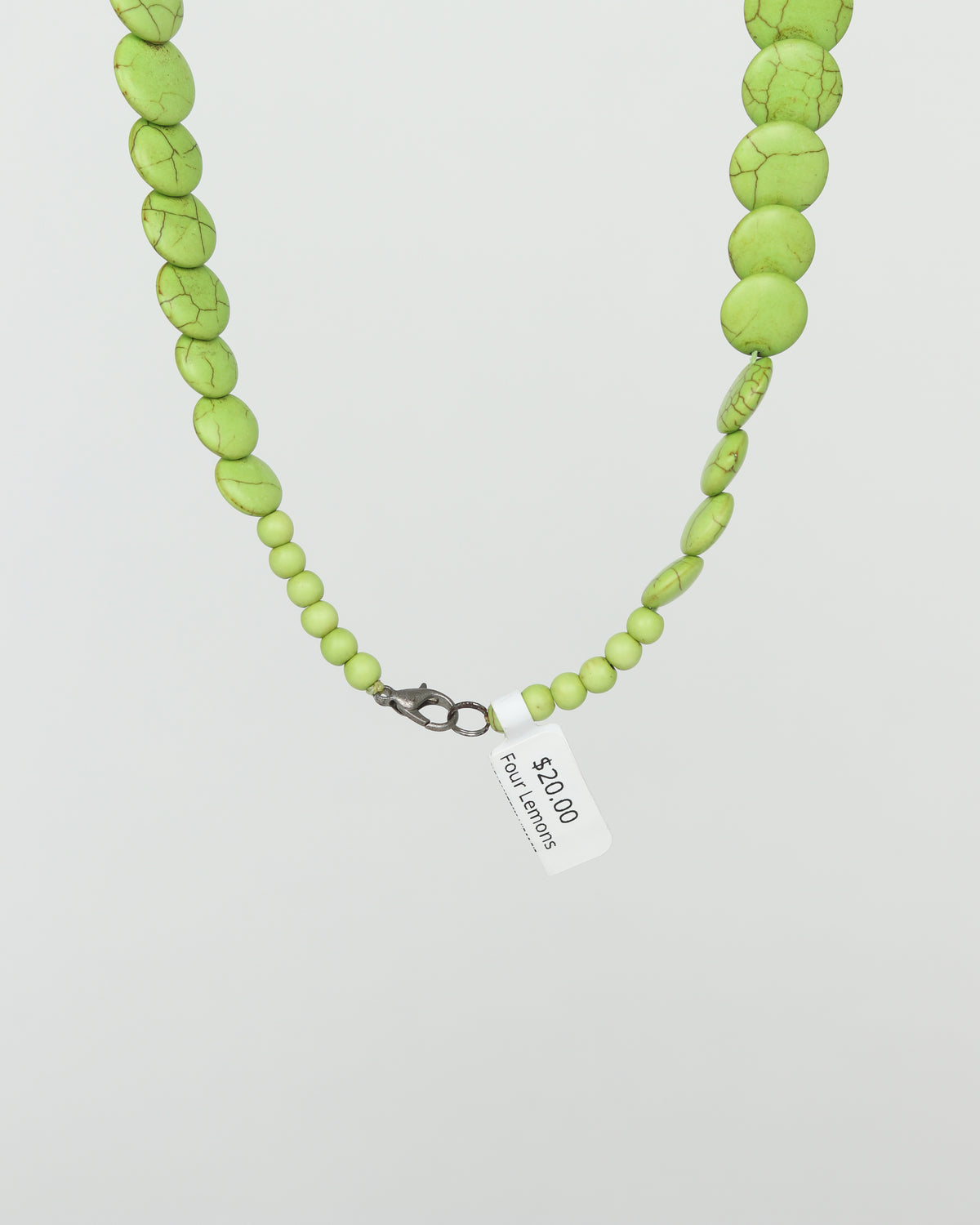 Lime Green Pod Necklace