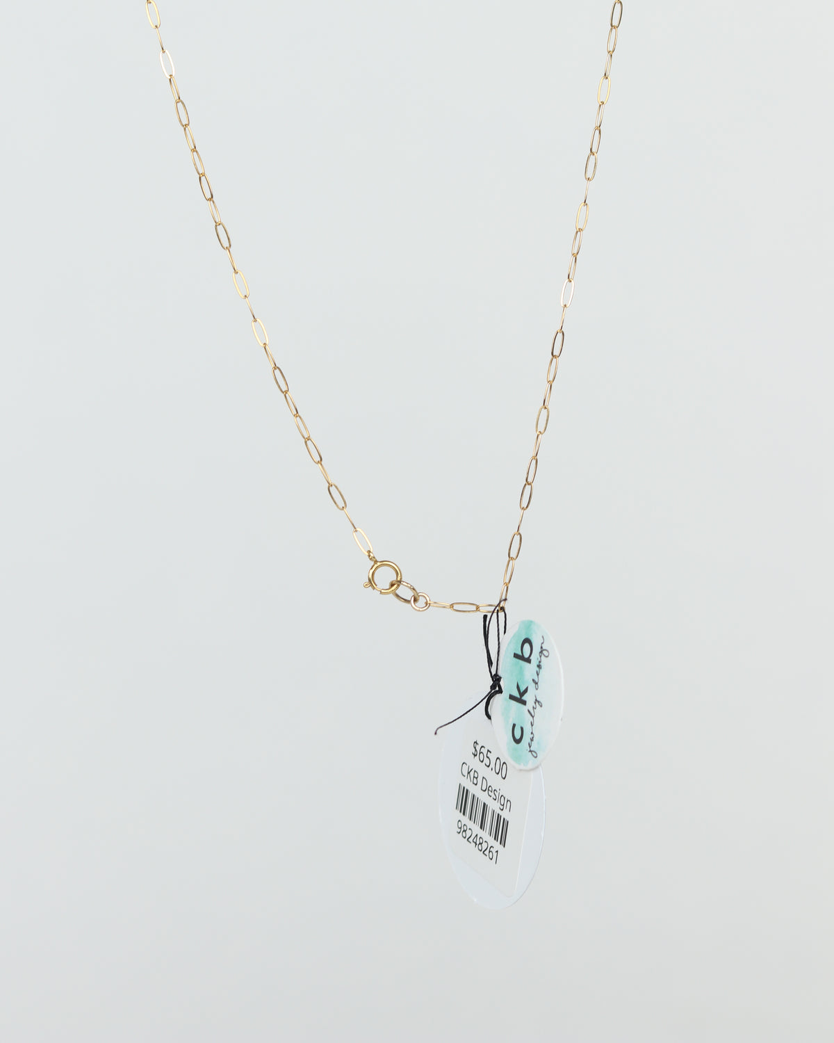 Turquoise & Quartz Crystal Gold Chain Necklace