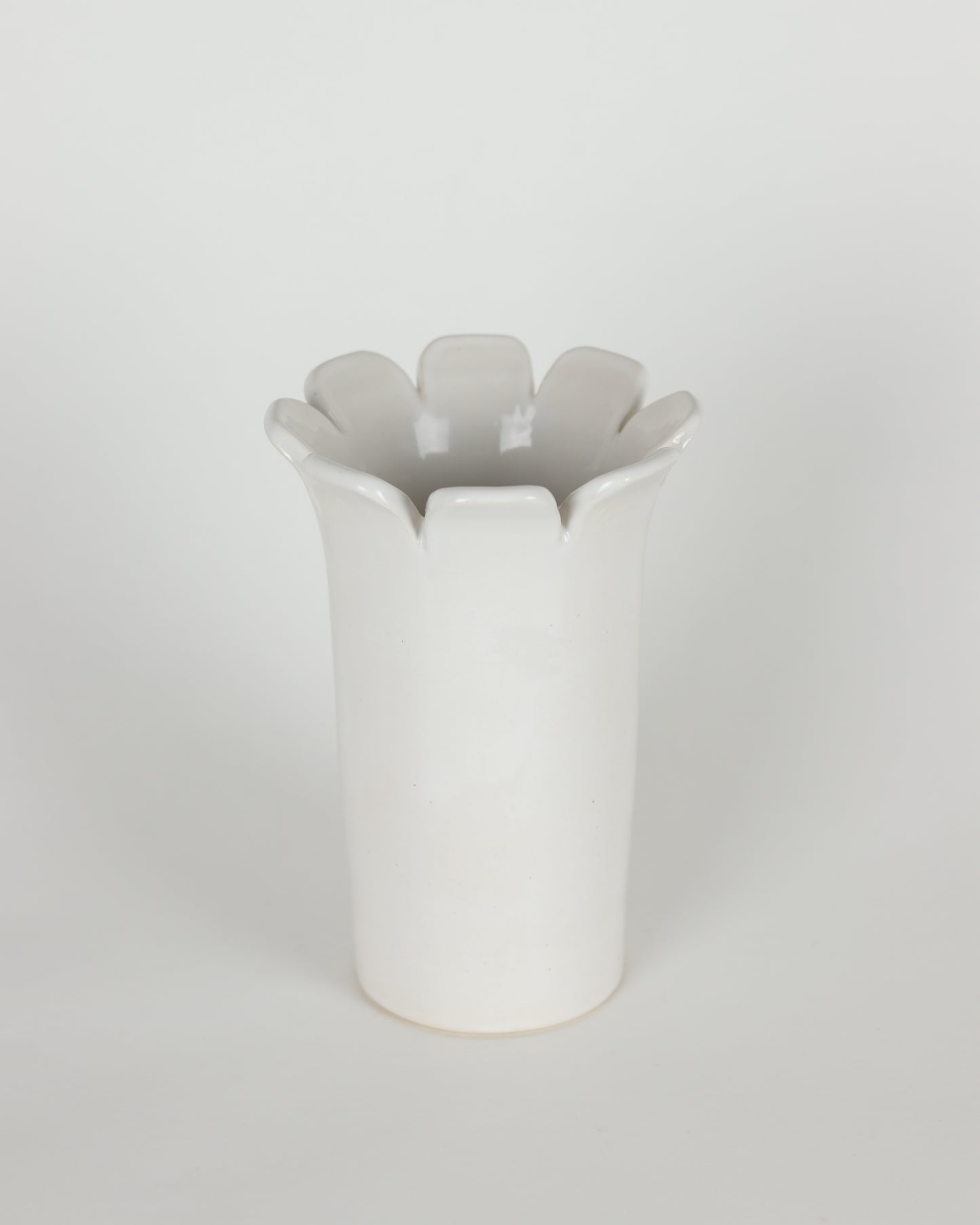 Vase Scalloped Tall