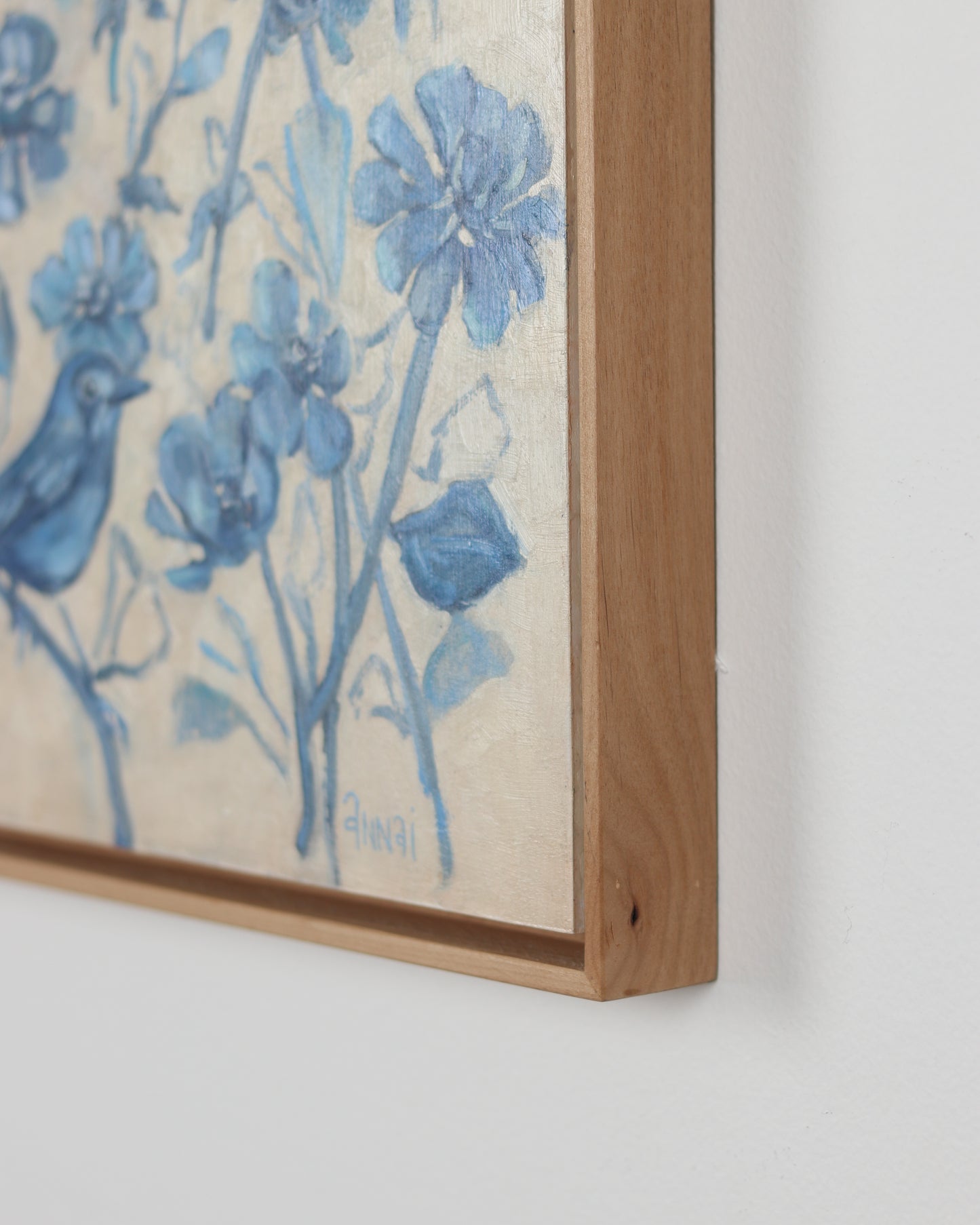 Garden Composition in Blue