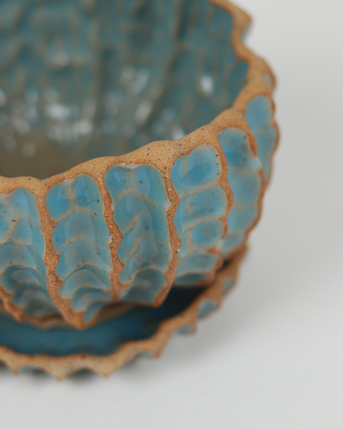 Large Planter with Basin in Robins Egg