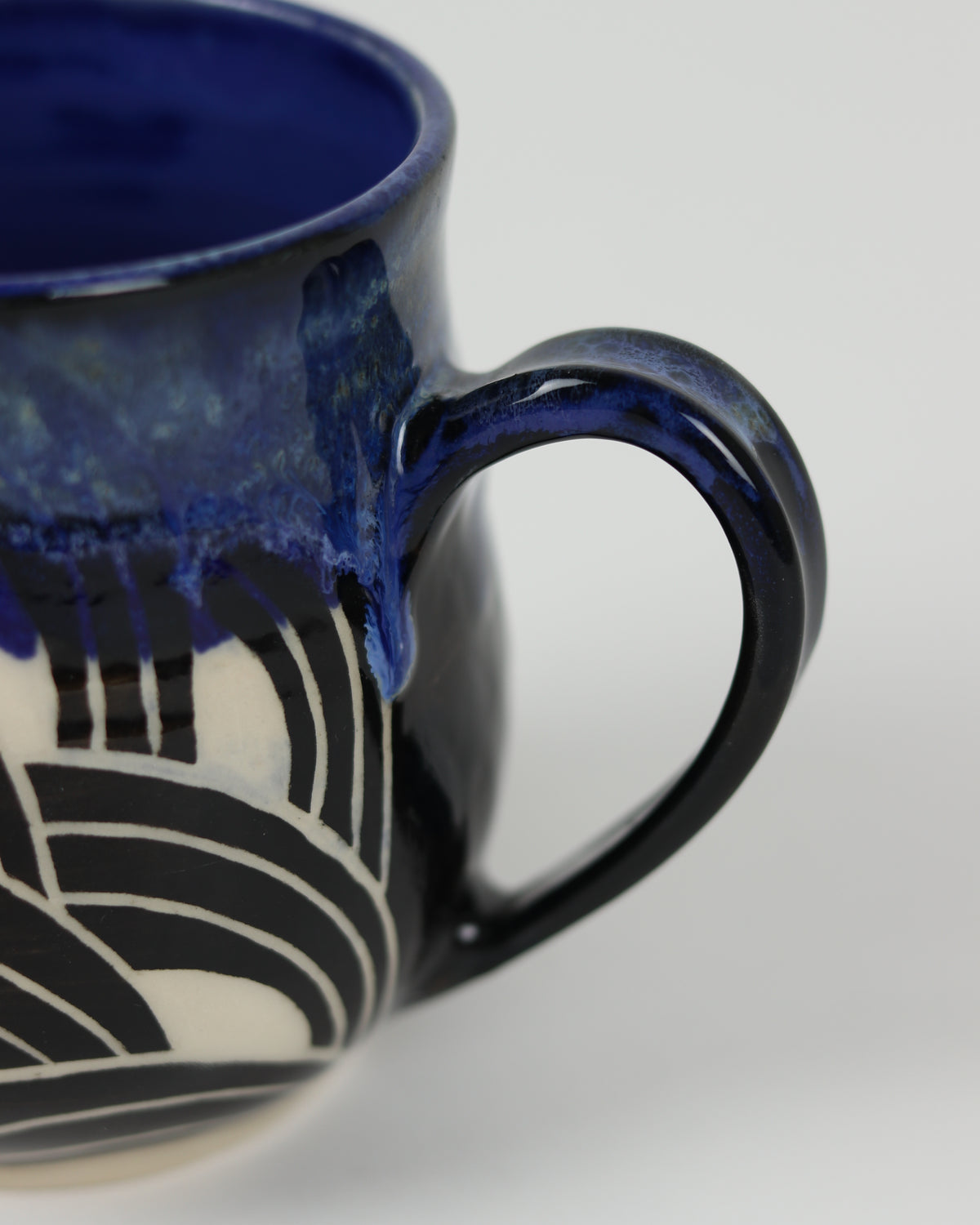 Rainbow Sgraffito Mug