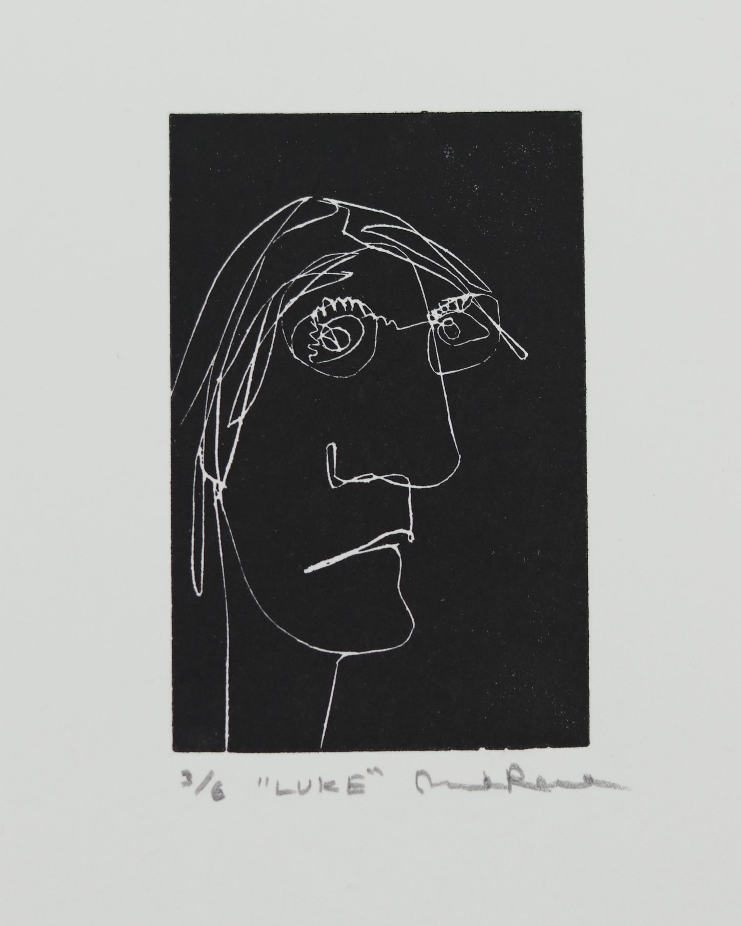 Luke Block Print