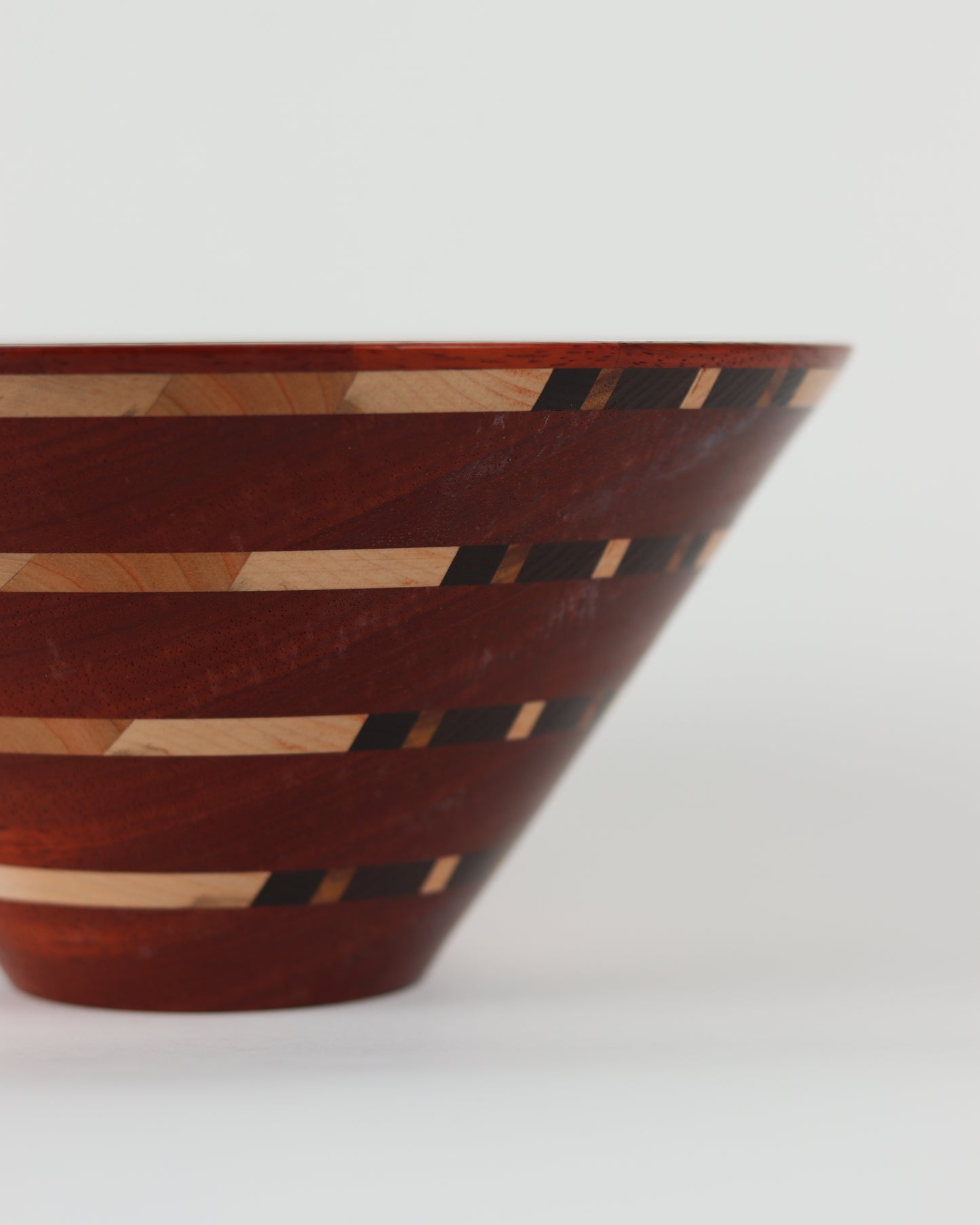 Stacked Sunset Wood Bowl