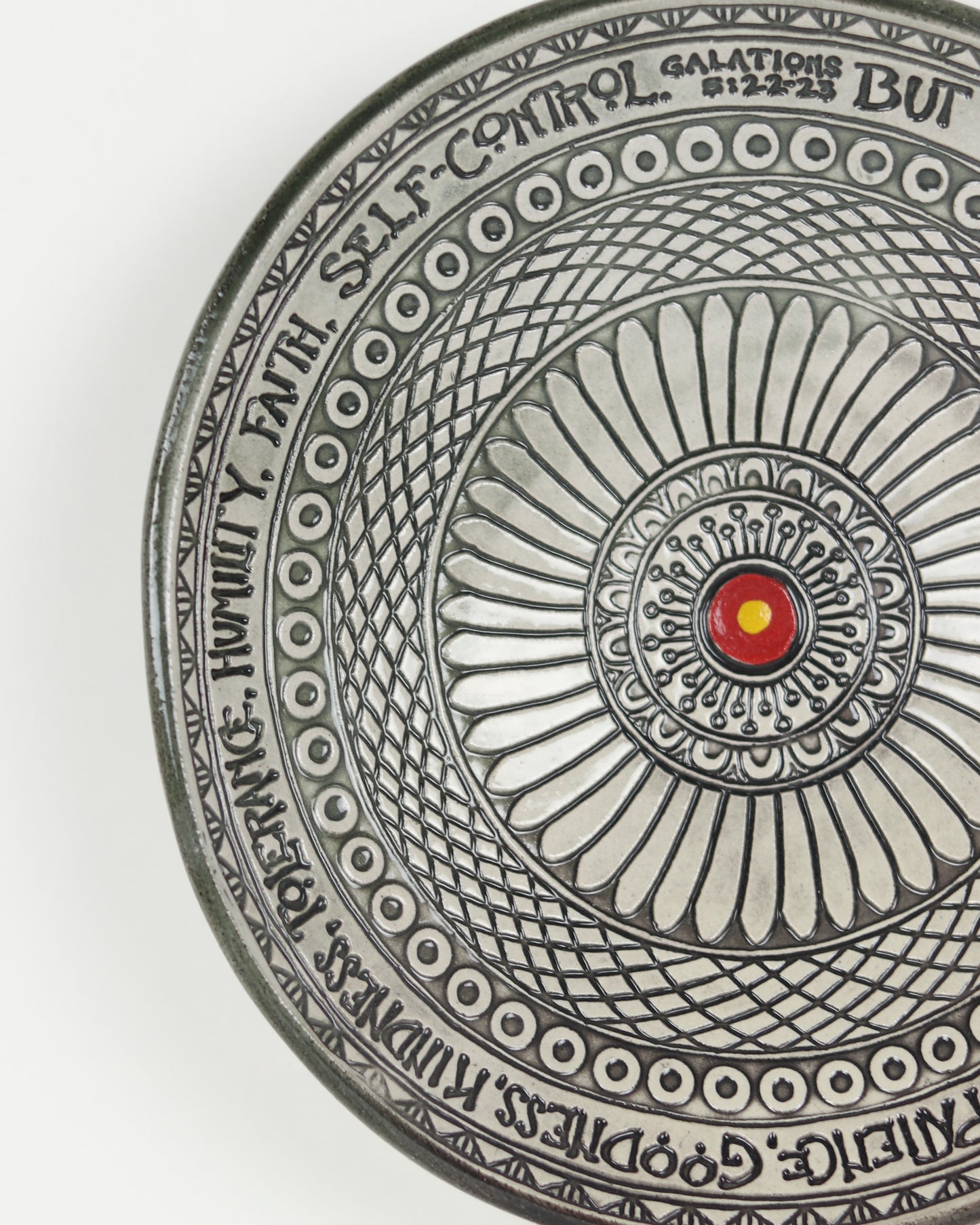 Galations 5: 22-23 Carved Bowl