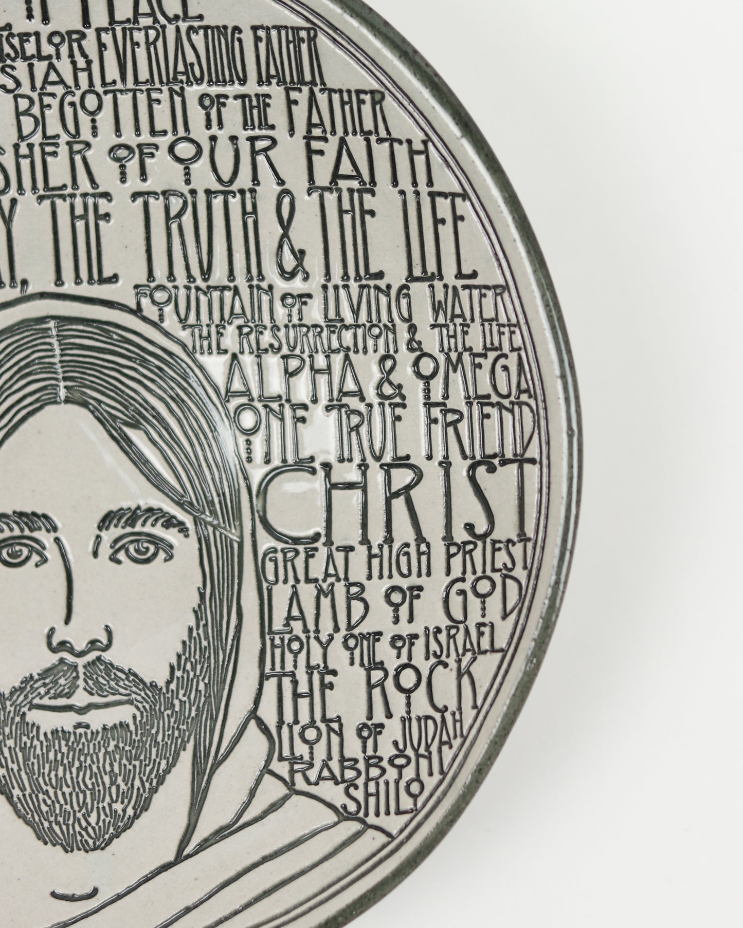 Prince of Peace Carved Bowl