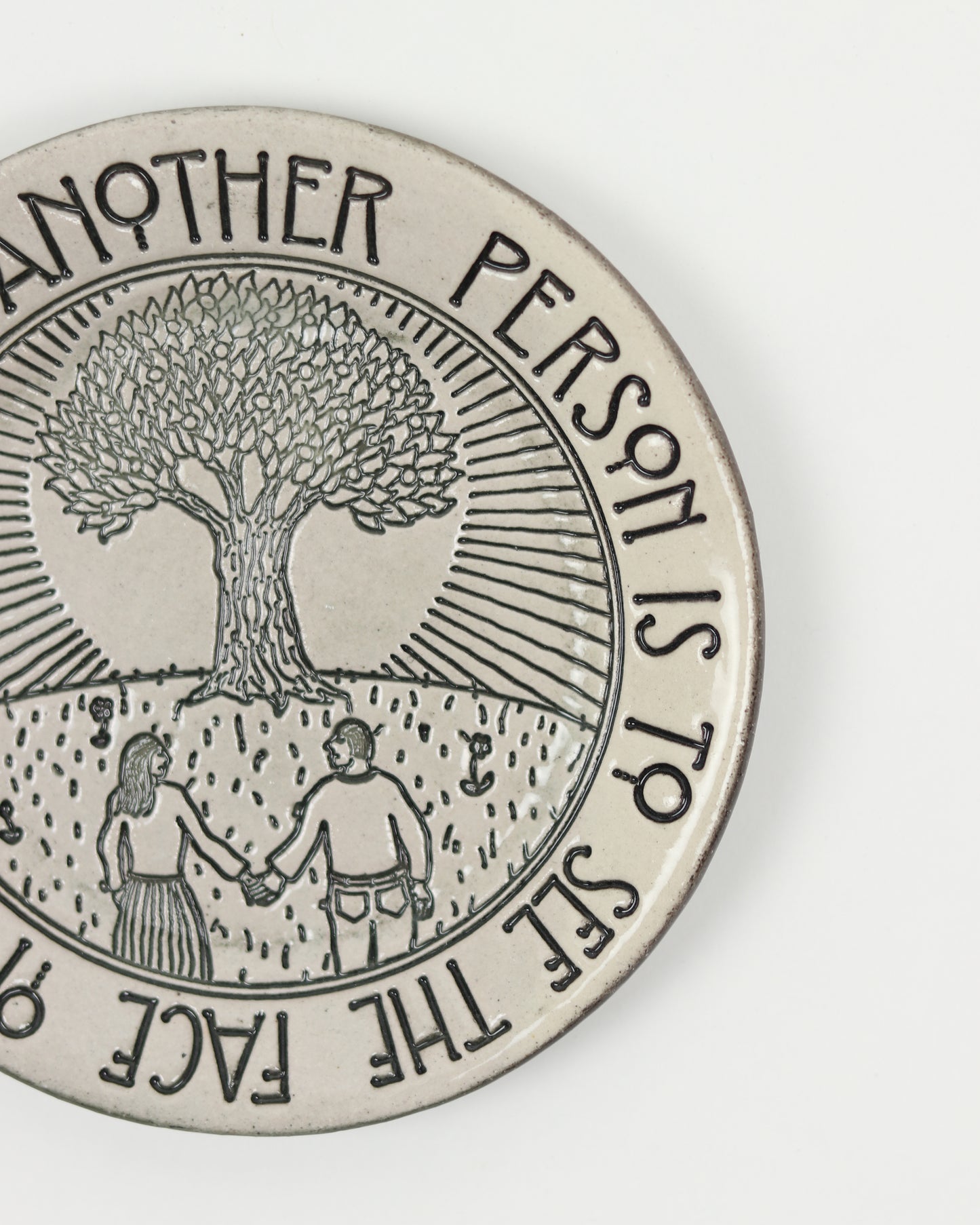 To Love Another Person Is To See The Face of God Mini Plate