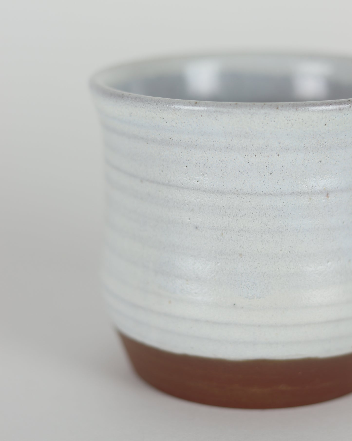 Satin White Speck Mug