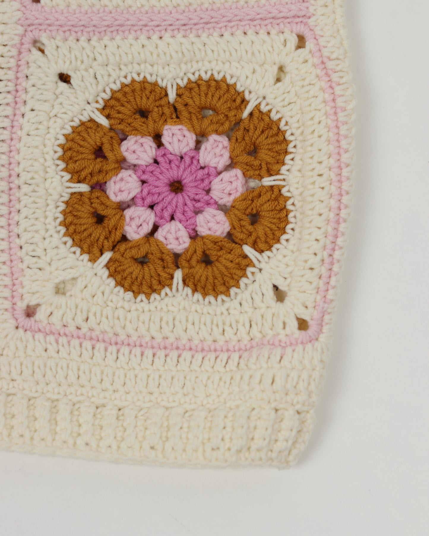 Crocheted Granny Square Sweater