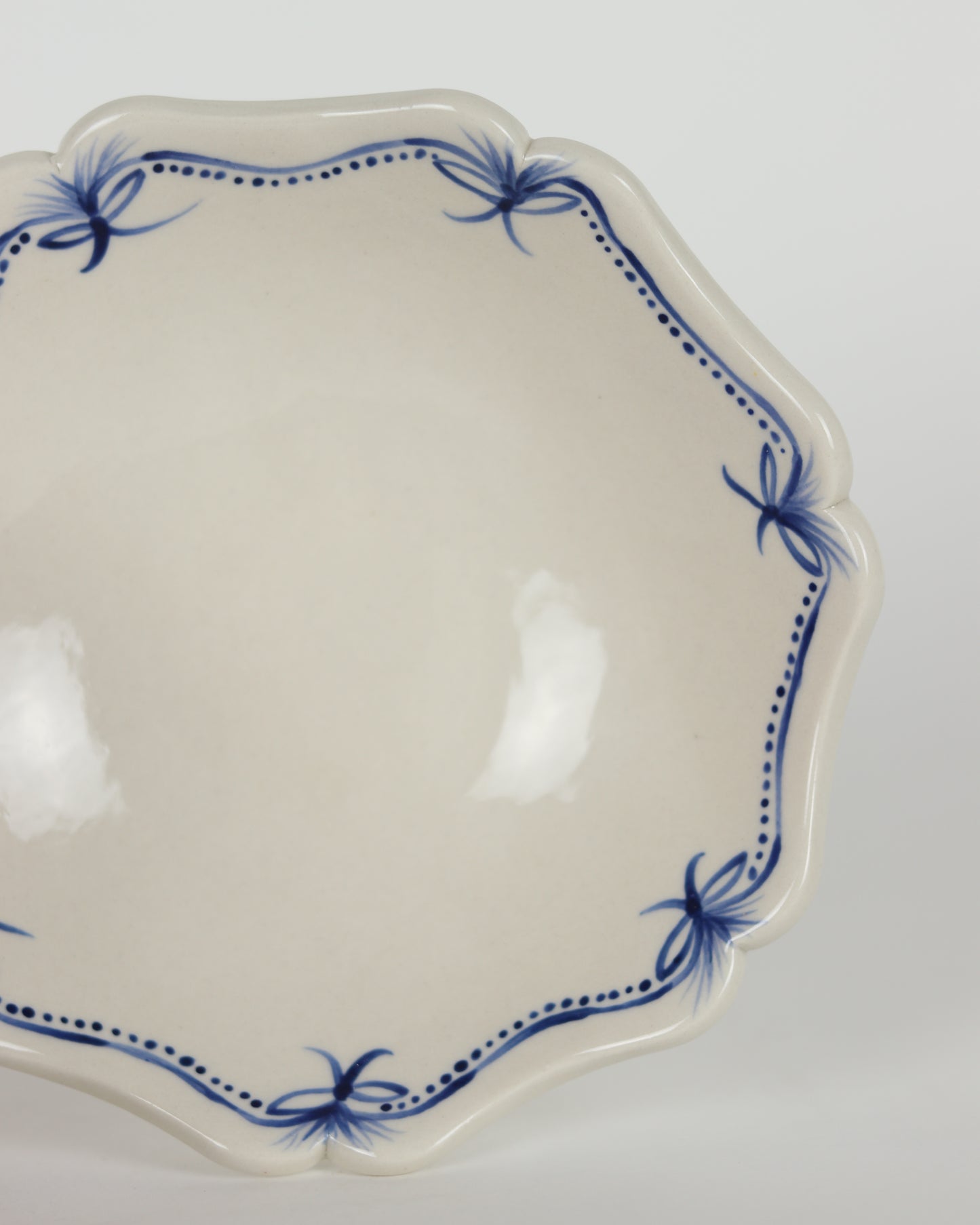 Dish with Blue Bows