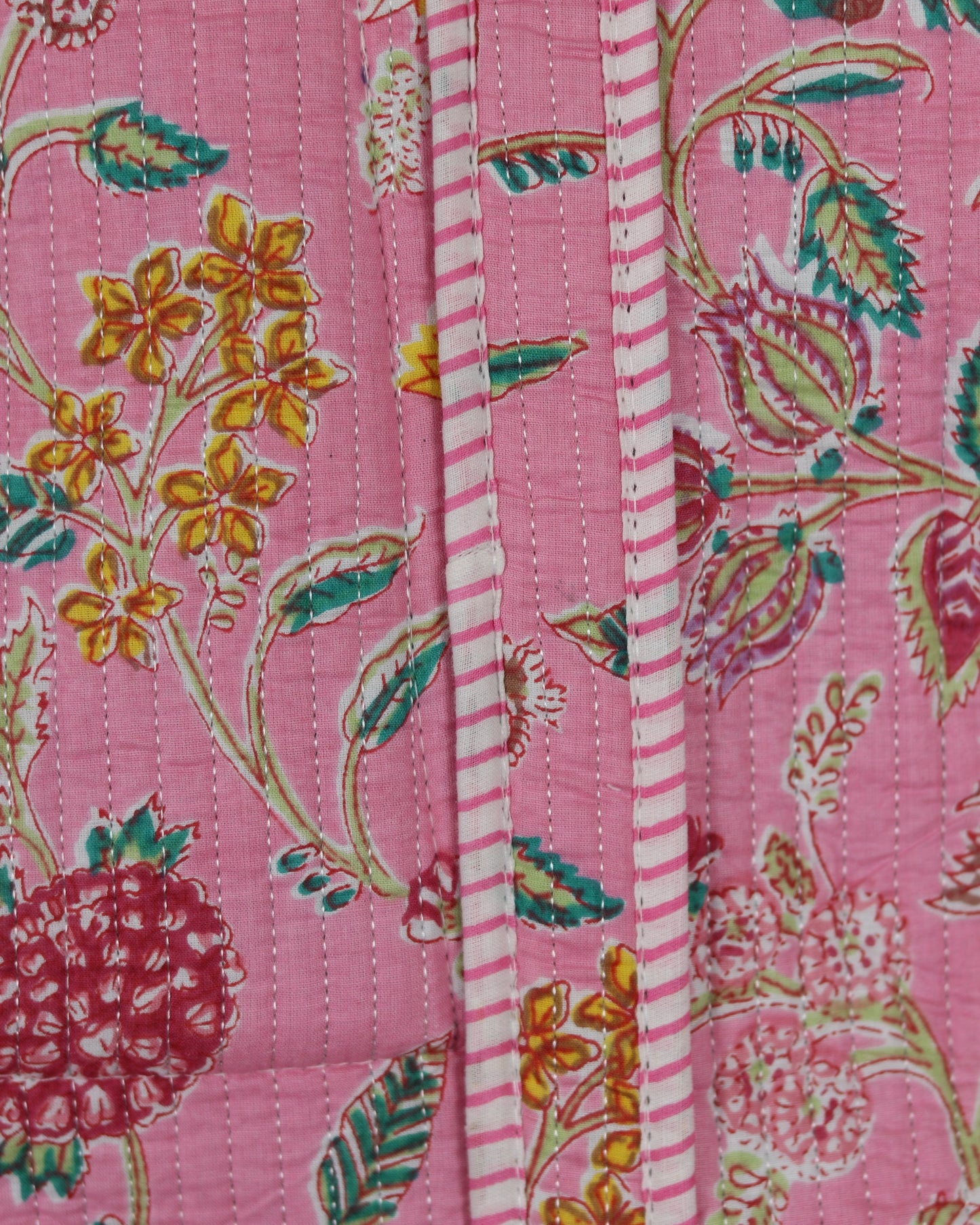 Pink Block Print Tote
