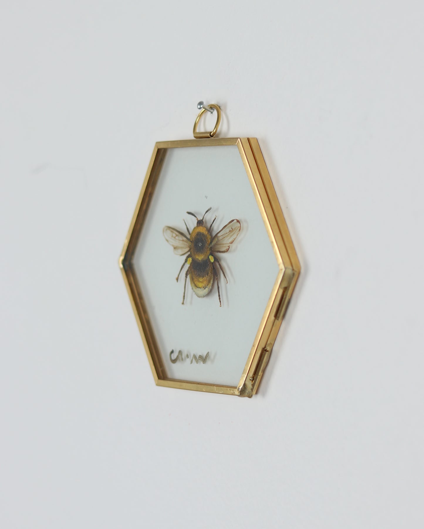 Hexagon Hanging Bee