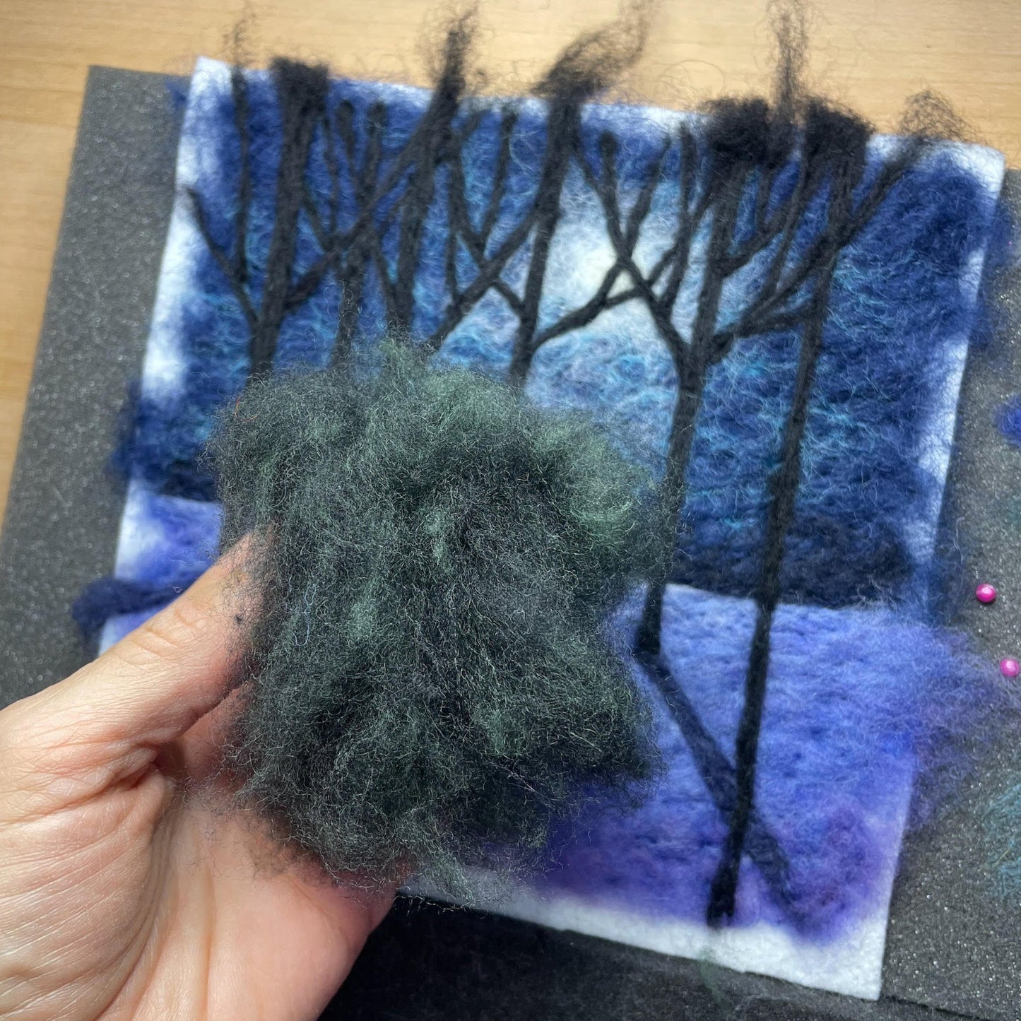 Needle Felting Wool Class with Mandy Begg