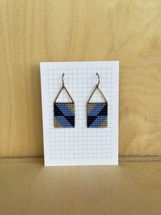 Blues & Beige Rectangles
