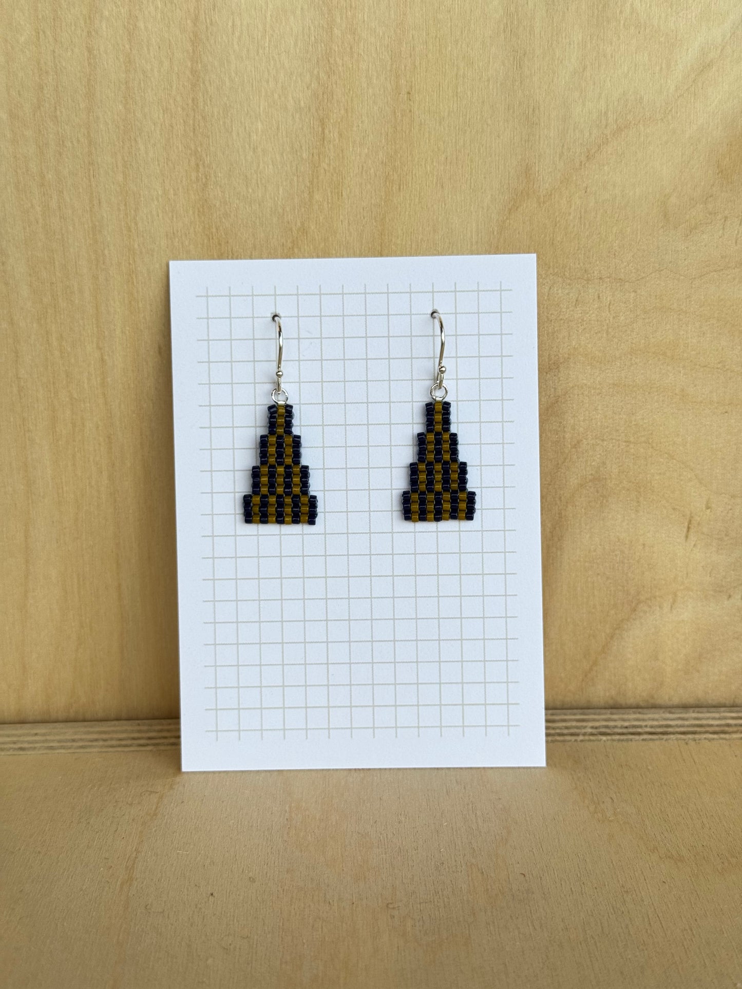 Black & Olive Triangles