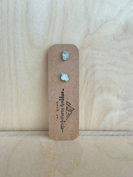 Aquamarine Studs