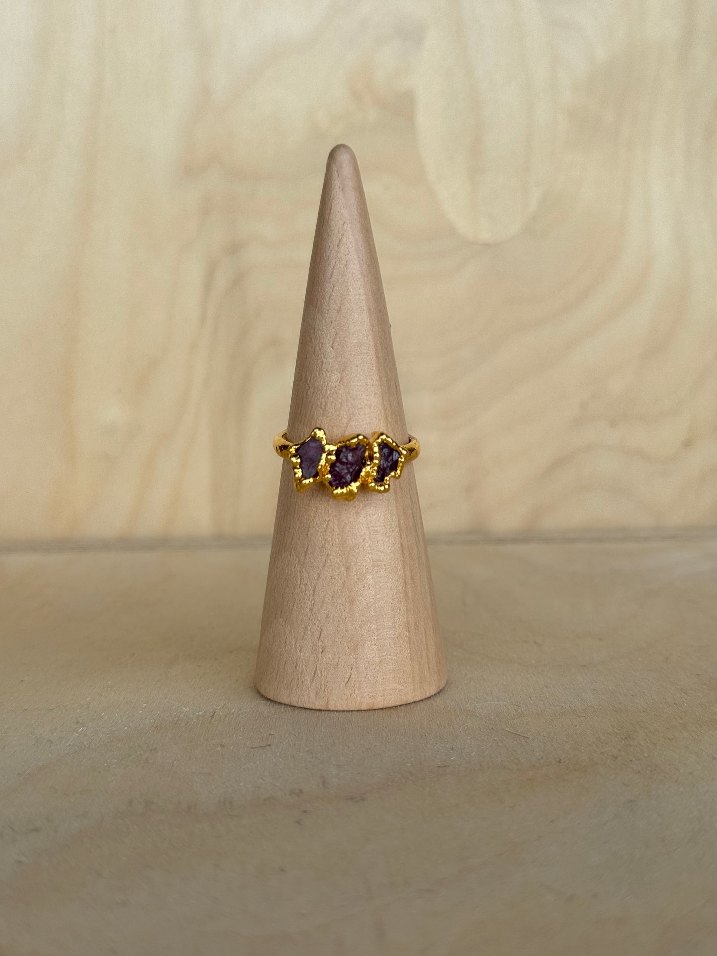 Three Stone Garnet