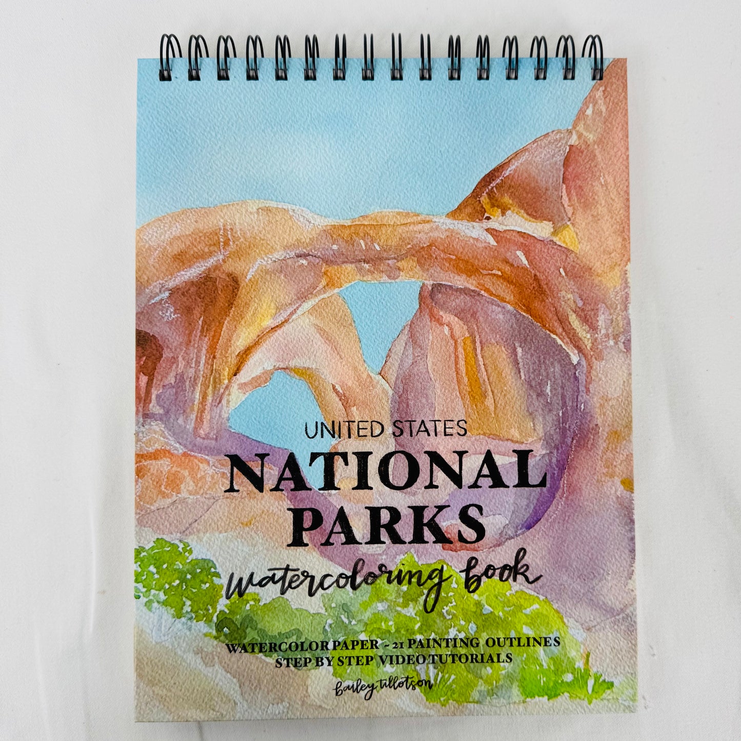 National Parks Watercoloring Book