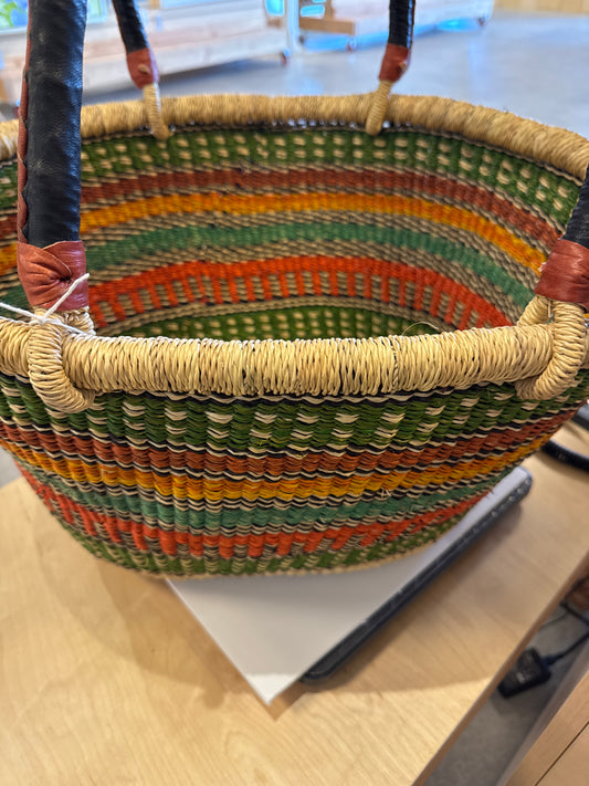 Oval Basket Large Multi