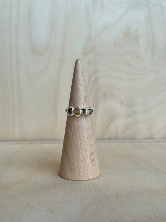 Citrine Four Stone Ring