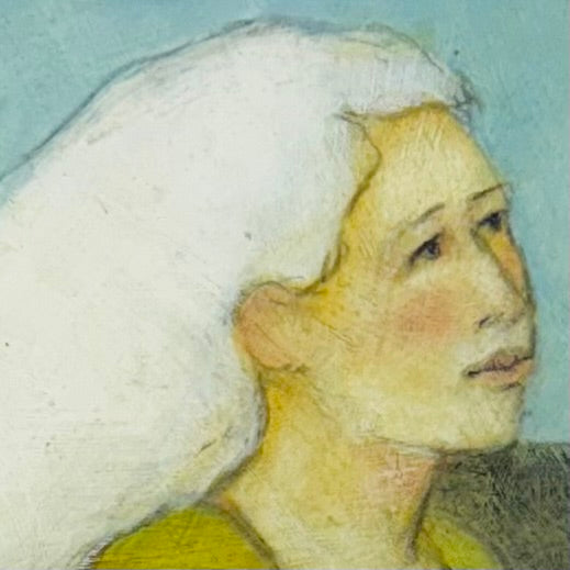 Woman with White Hair
