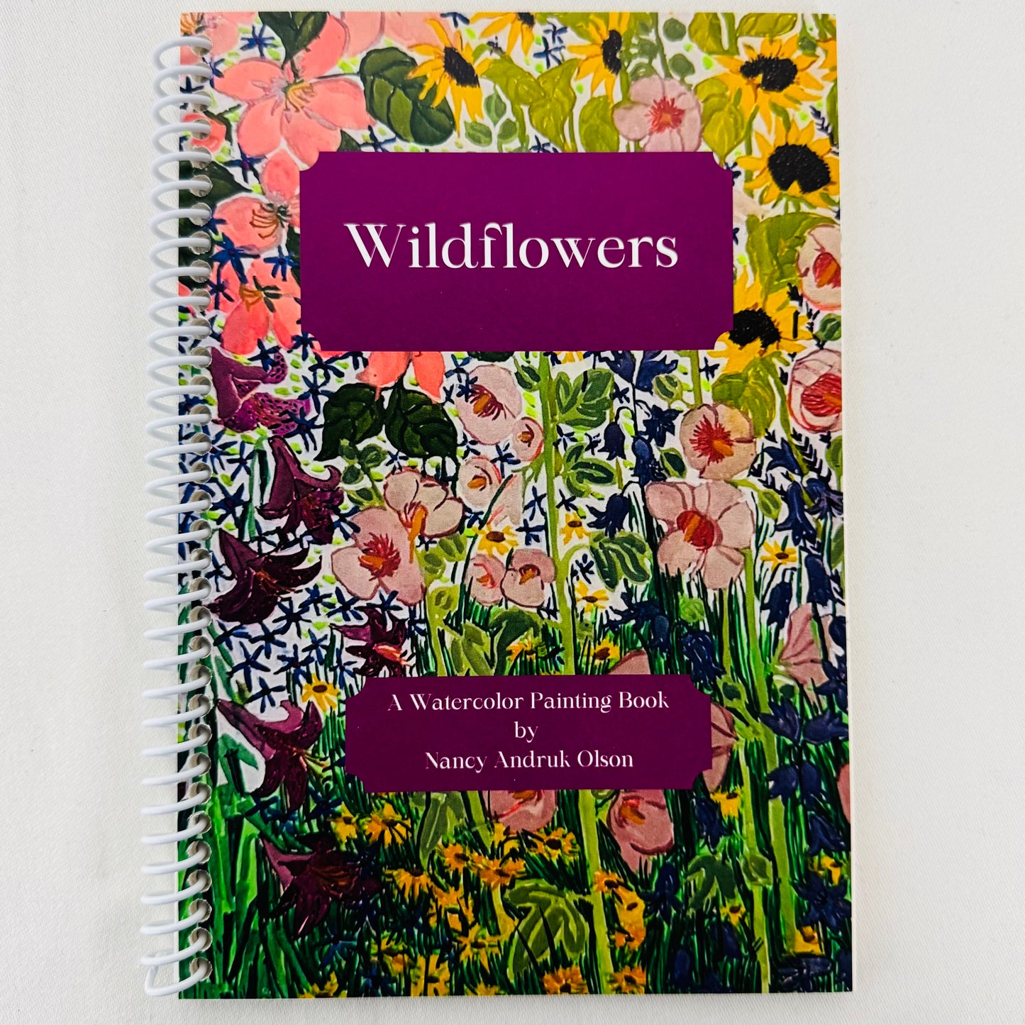 Wildflower Watercolor Painting Book