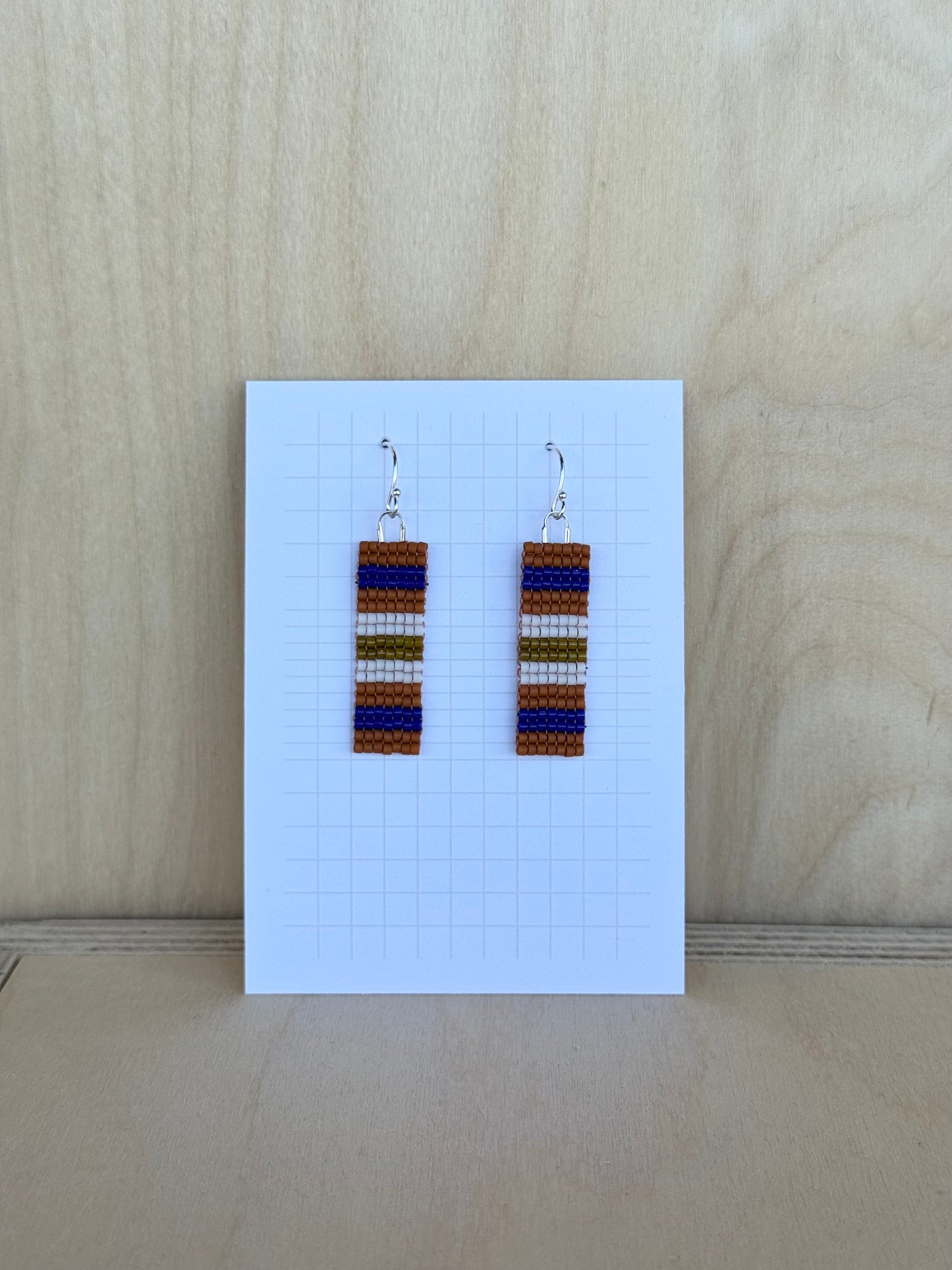 Terracotta & Royal Rectangles