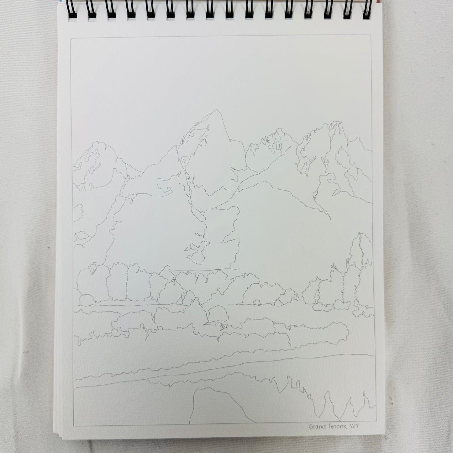 National Parks Watercoloring Book