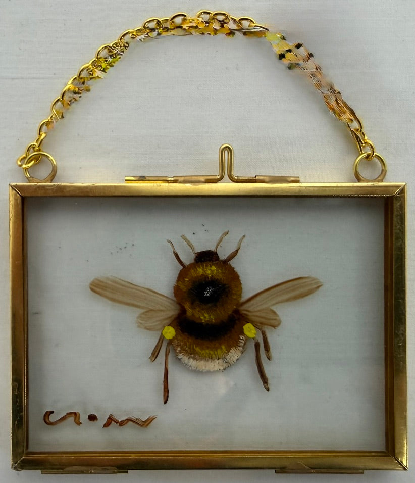 Bee Hanging Glass