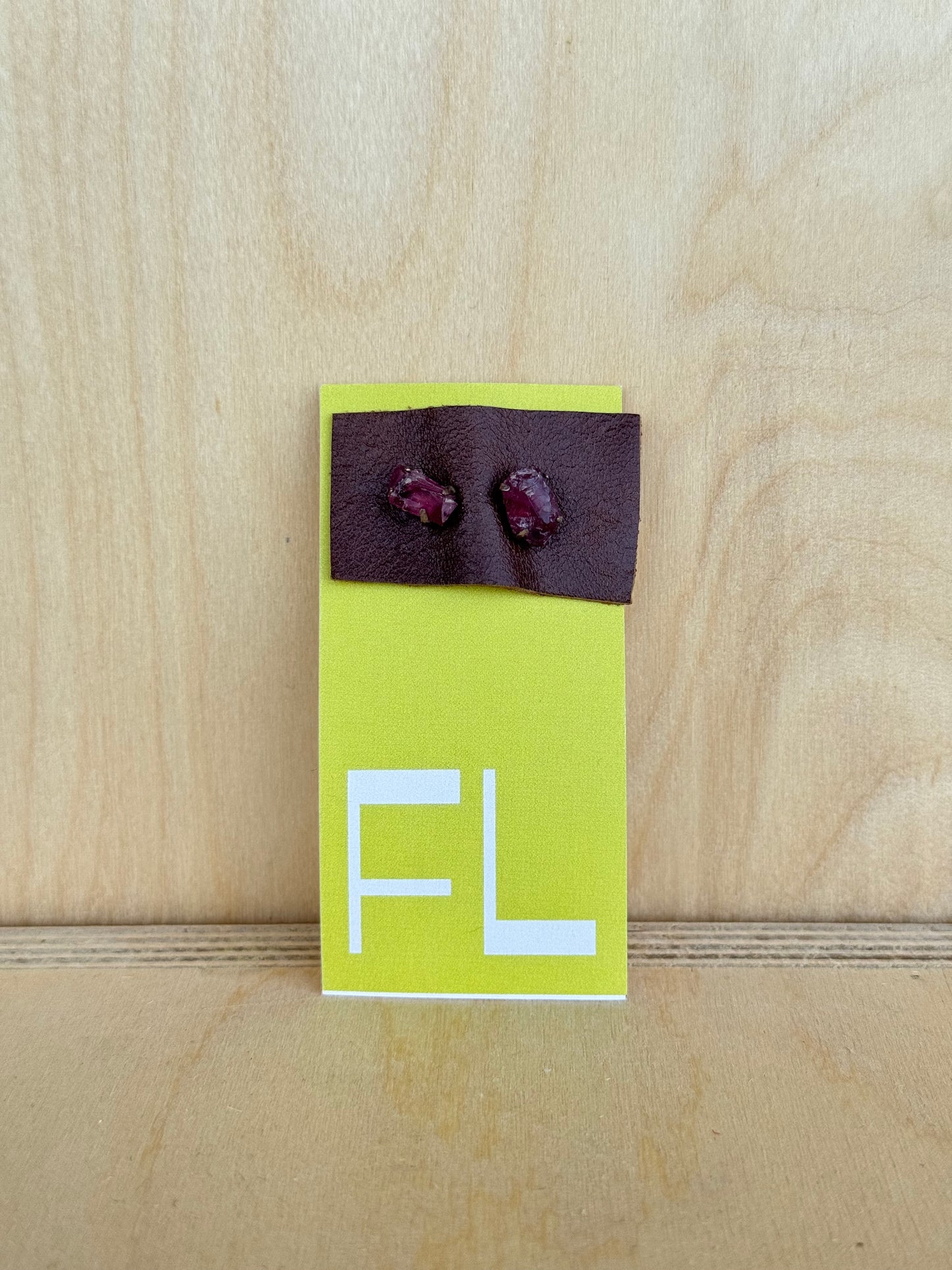 Garnet Studs
