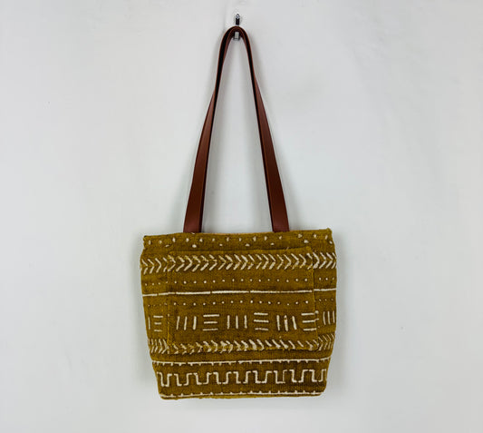 Vintage African Mud Cloth Handbag 12