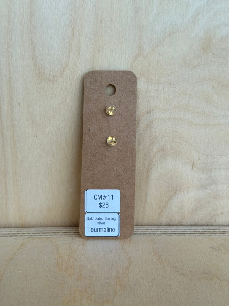 Tourmaline Studs