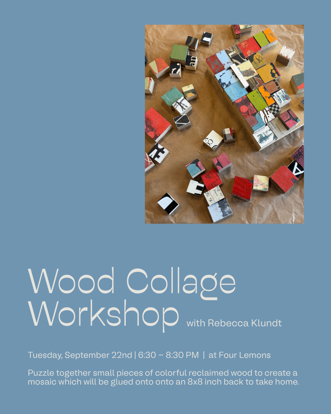 Wood Collage Workshop