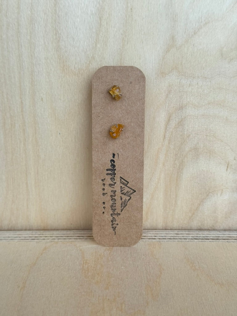 Citrine Studs