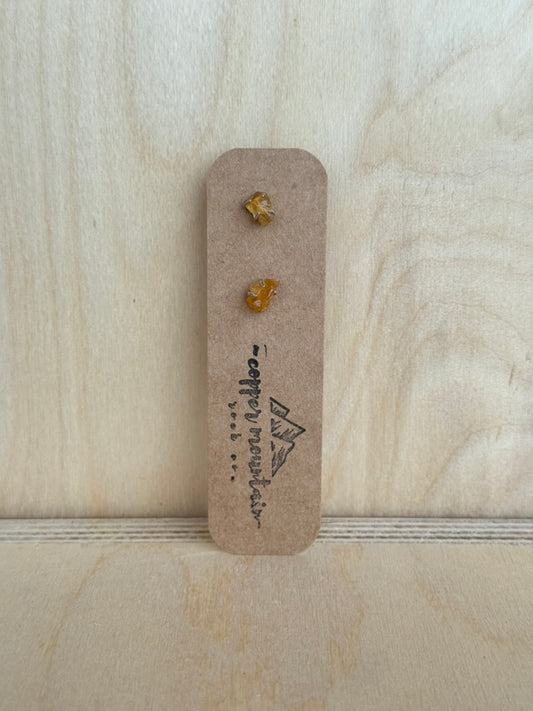 Citrine Studs