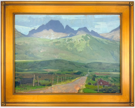 Western Light on Mt. Moran