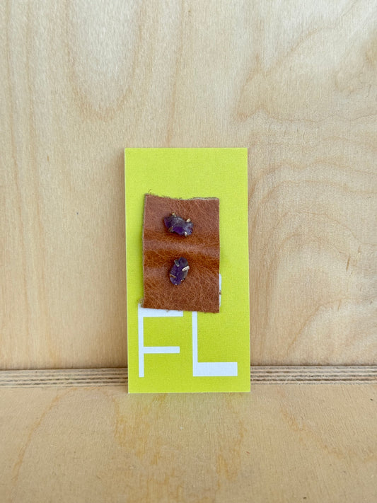 Amethyst Studs