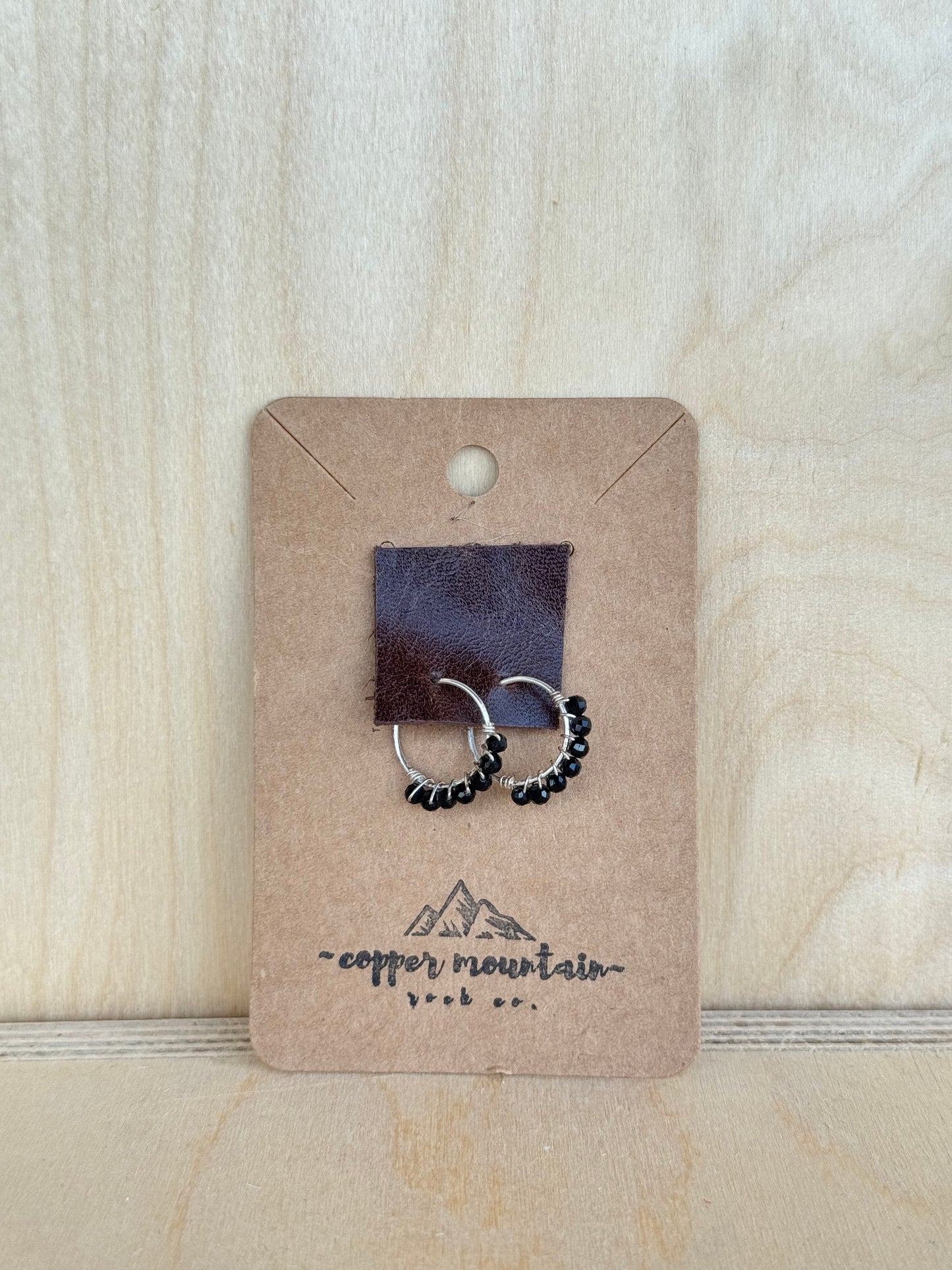 Onyx Mini Hoops